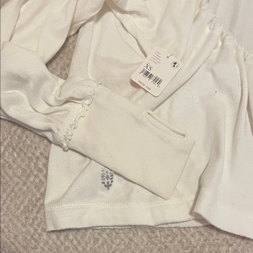 FP Movement by Free People Cream Blouse - Picture 2 of 6